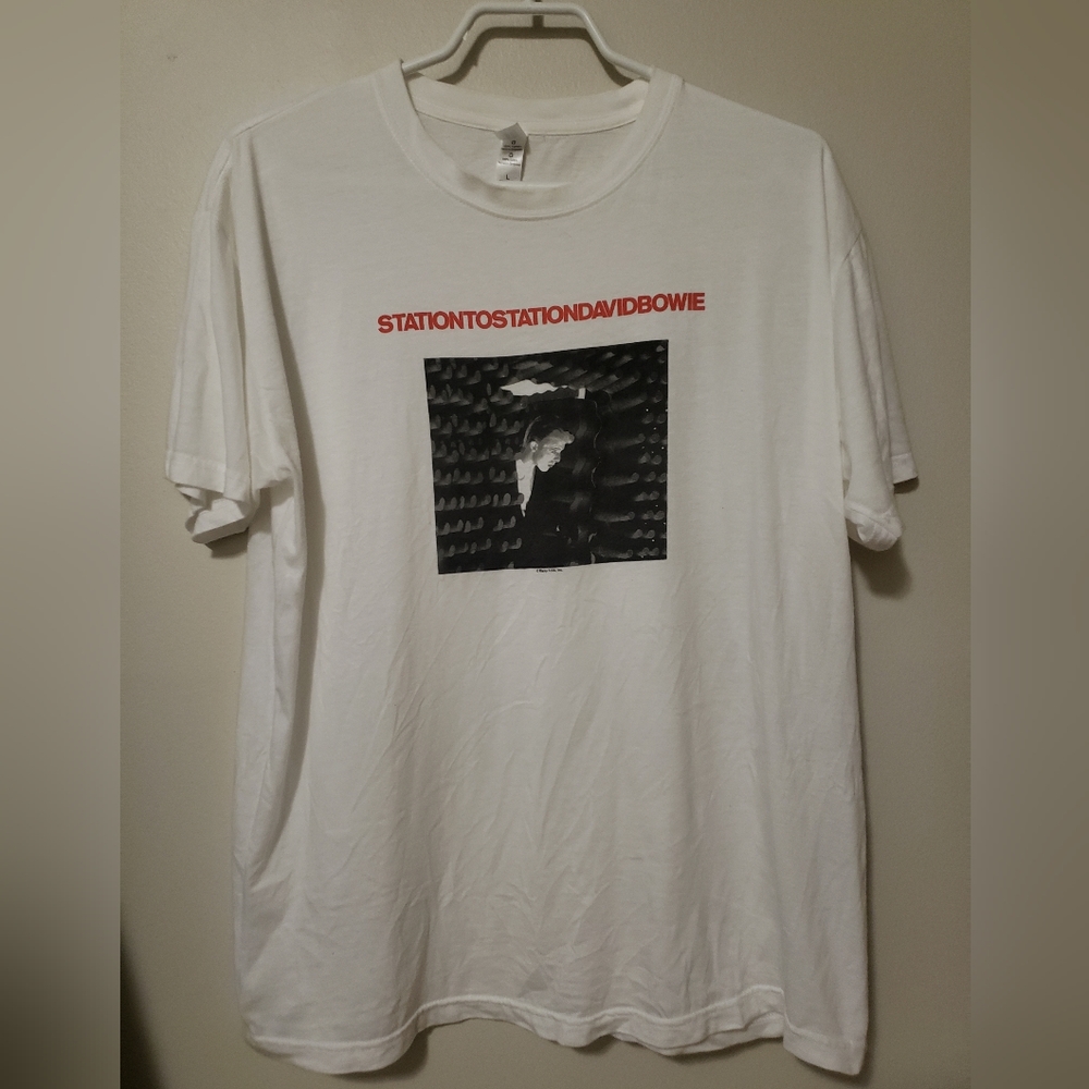 David Bowie Station to Station Shirt Mens Large